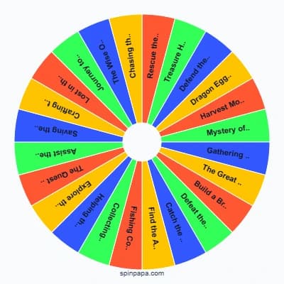 Fantasy Life Quests Picker Wheel