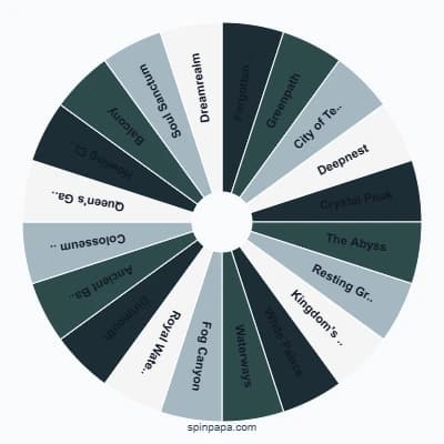 Hollow Knight Areas Picker Wheel